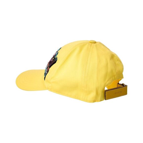 Gucci California Baseball Cap, Yellow - Picture 2 of 3